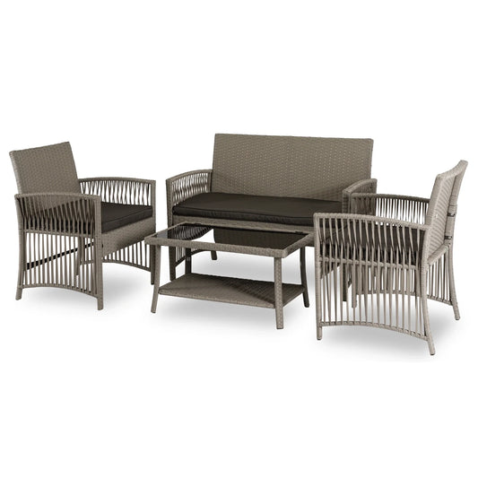 Elite FILADELFIA Outdoor Furniture Set – Beige & Gray
