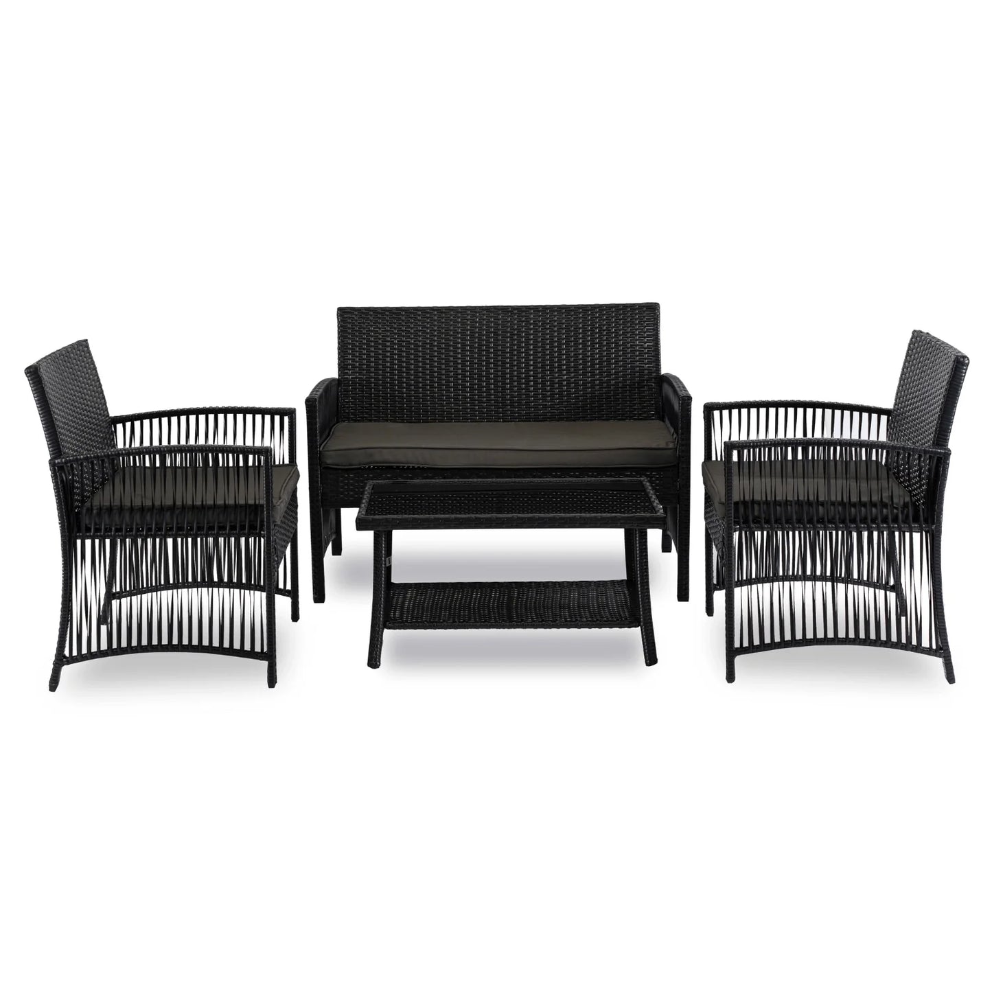 Elite FILADELFIA Outdoor Furniture Set – Black