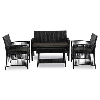 Elite FILADELFIA Outdoor Furniture Set – Black