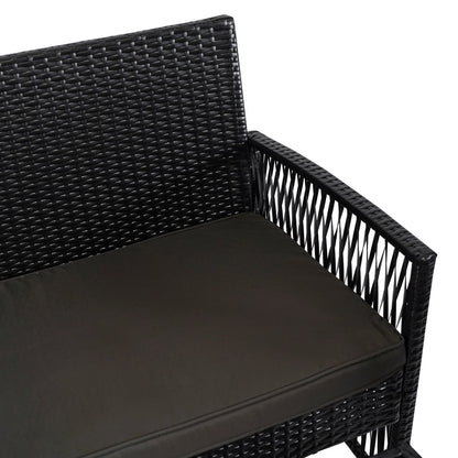 Elite FILADELFIA Outdoor Furniture Set – Black