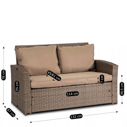 Elite FLORYDA Outdoor Furniture Set – Beige