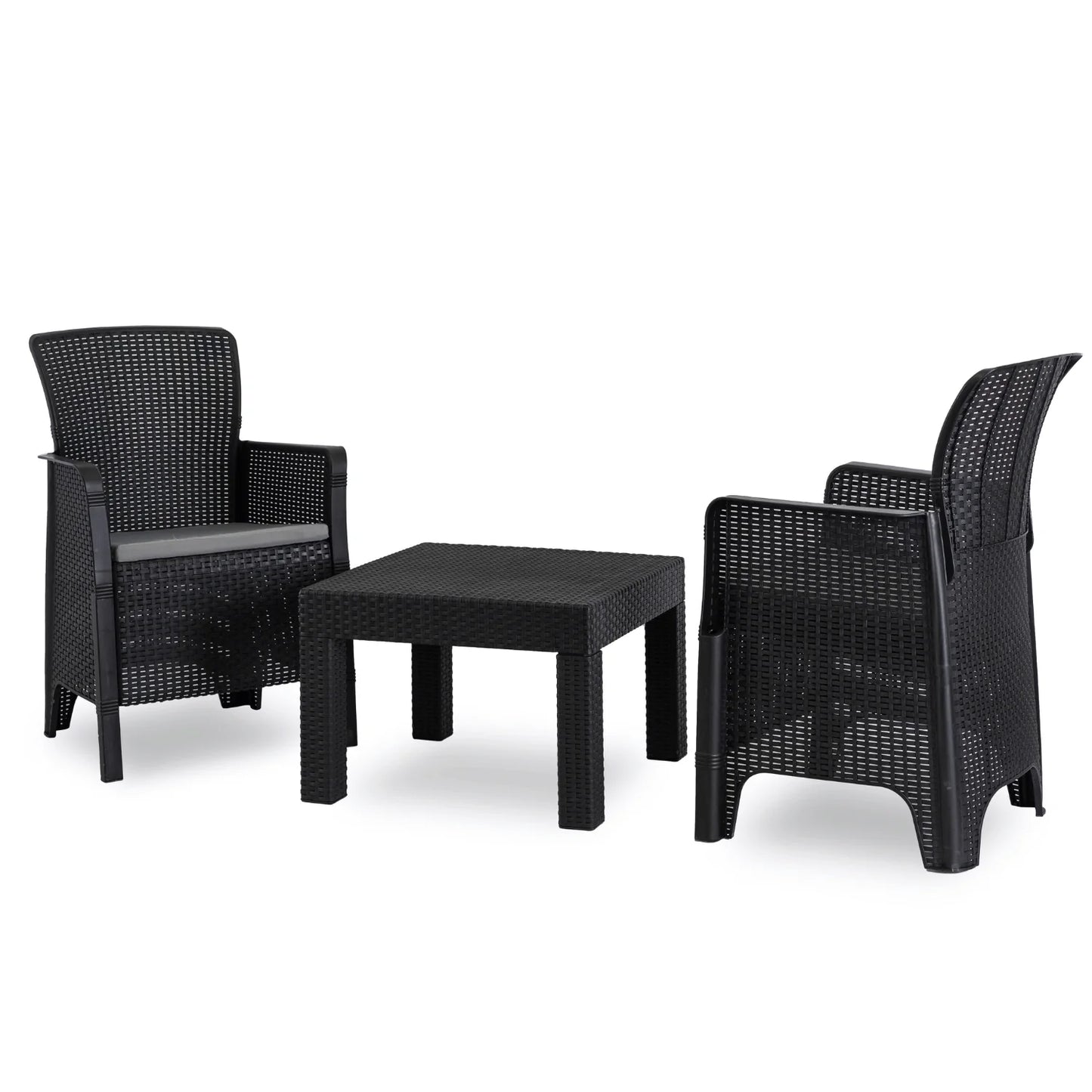 Elite FRENSO Outdoor Furniture Set  Black - Compact & Stylish Garden Lounge