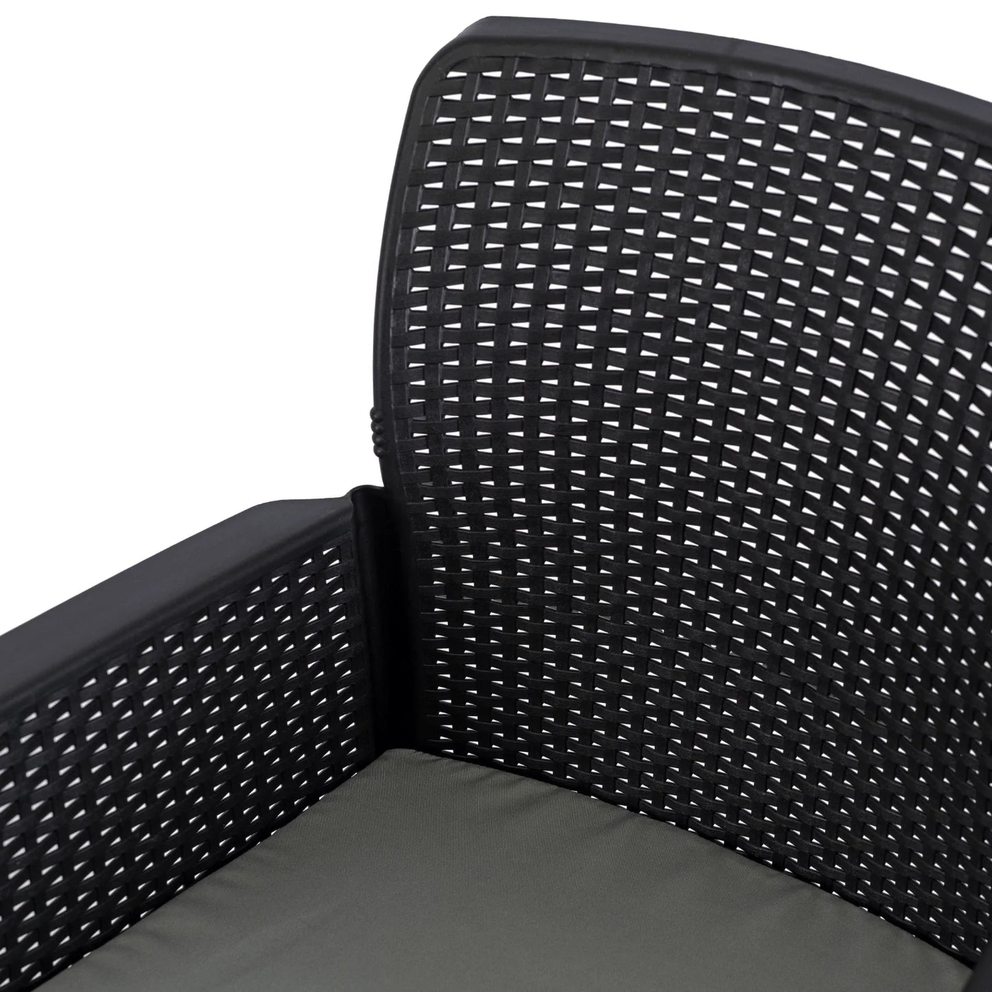 Elite FRENSO Outdoor Furniture Set  Black - Compact & Stylish Garden Lounge