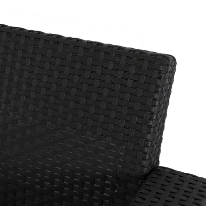 Elite INDIANA Outdoor Furniture Set Black/Gray - Modern & Versatile Garden Lounge