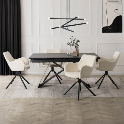 Elite FLAV Cream Modern Upholstered Chair