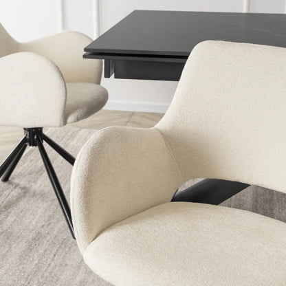 Elite FLAV Cream Modern Upholstered Chair
