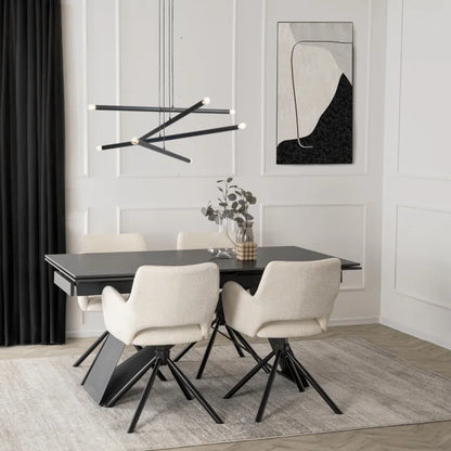 Elite FLAV Cream Modern Upholstered Chair