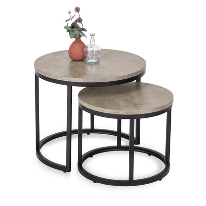 Elite ROCKY Coffee Table Set – Grey Concrete