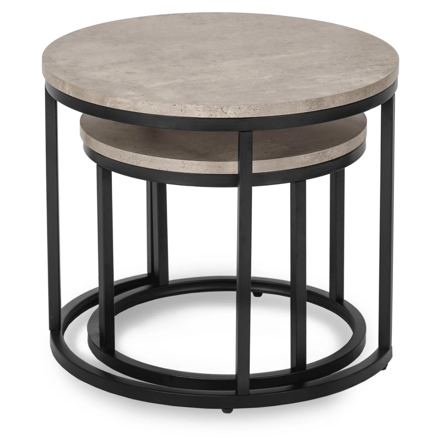 Elite ROCKY Coffee Table Set – Grey Concrete